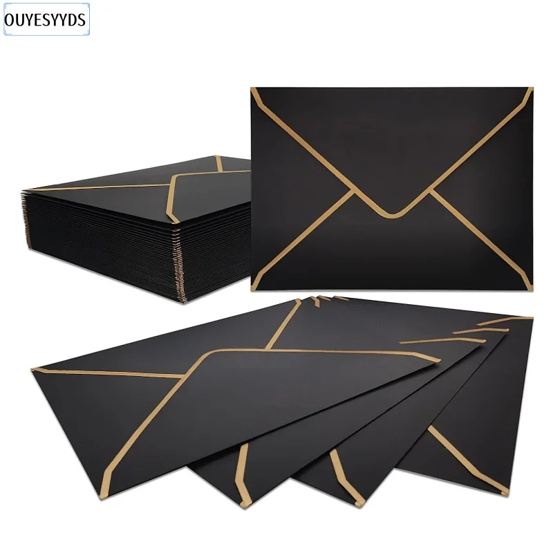 50 Pack Simple Gilded Edge Paper Envelope Wedding Birthday Party Invitation Envelope Gift Envelope
50 Pack Simple Gilded Edge Paper Envelope Wedding Birthday Party Invitation Envelope Gift Envelope