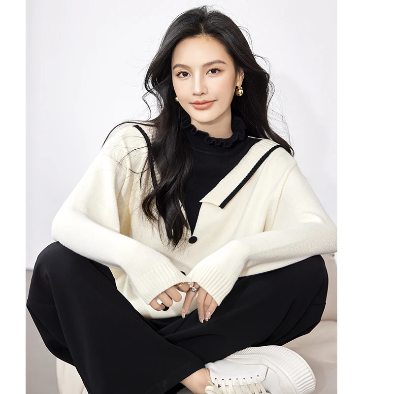 Patchwork Vintage Women's Knitted Sweater Y2K Chic Fall Winter Pullover 2023 Fashion Aesthetic Soft Sweaters
Patchwork Vintage Women's Knitted Sweater Y2K Chic Fall Winter Pullover 2023 Fashion Aesthetic Soft Sweaters