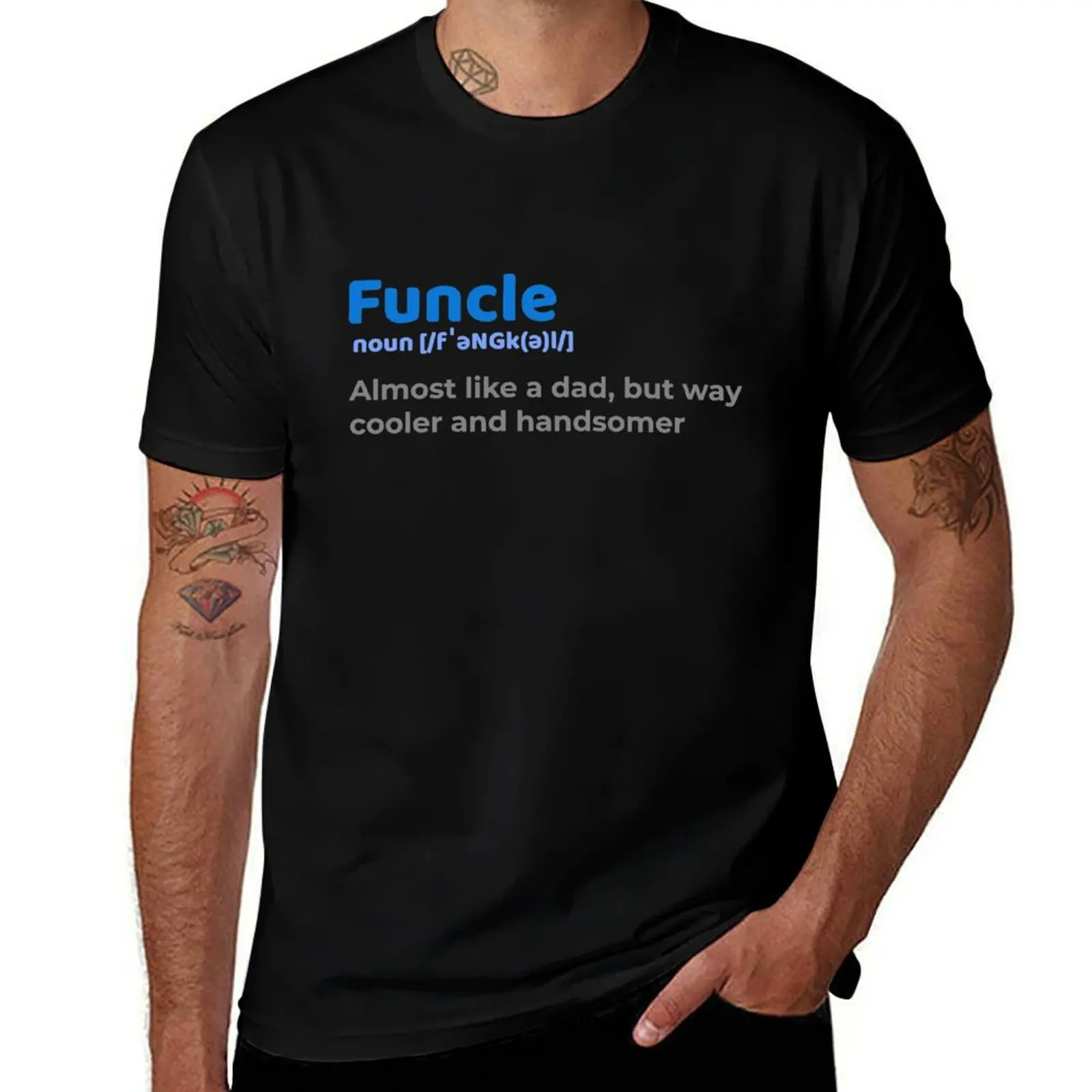 Funcle - Like an uncle but funnier T-Shirt anime tshirt hippie clothes luxury clothing labubu quick-drying compression shirt men
Funcle - Like an uncle but funnier T-Shirt anime tshirt hippie clothes luxury clothing labubu quick-drying compression shirt men
