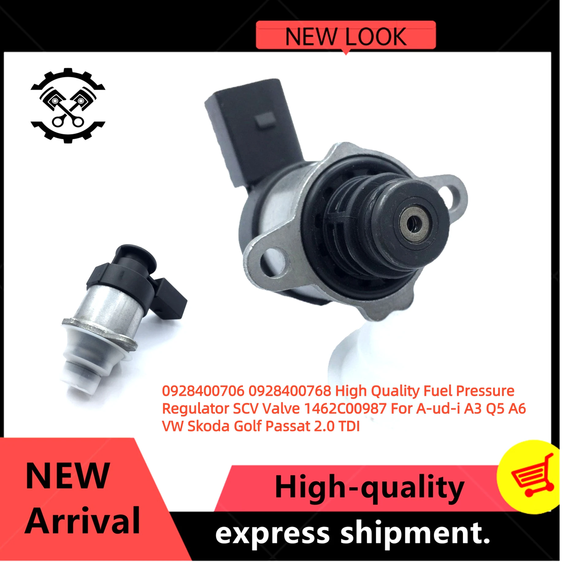 0928400706 0928400768 High Quality Fuel Pressure Regulator SCV Valve 1462C00987 For A-ud-i A3 Q5 A6 VW Skoda Golf Passat 2.0 TDI
0928400706 0928400768 High Quality Fuel Pressure Regulator SCV Valve 1462C00987 For A-ud-i A3 Q5 A6 VW Skoda Golf Passat 2.0 TDI