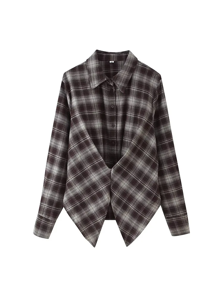 HH 2026 New Relaxed Fit Lapel Belted Long Sleeve Plaid Shirt for Women Casual Vintage Check Cinched Waist Versatile Blouse
HH 2026 New Relaxed Fit Lapel Belted Long Sleeve Plaid Shirt for Women Casual Vintage Check Cinched Waist Versatile Blouse