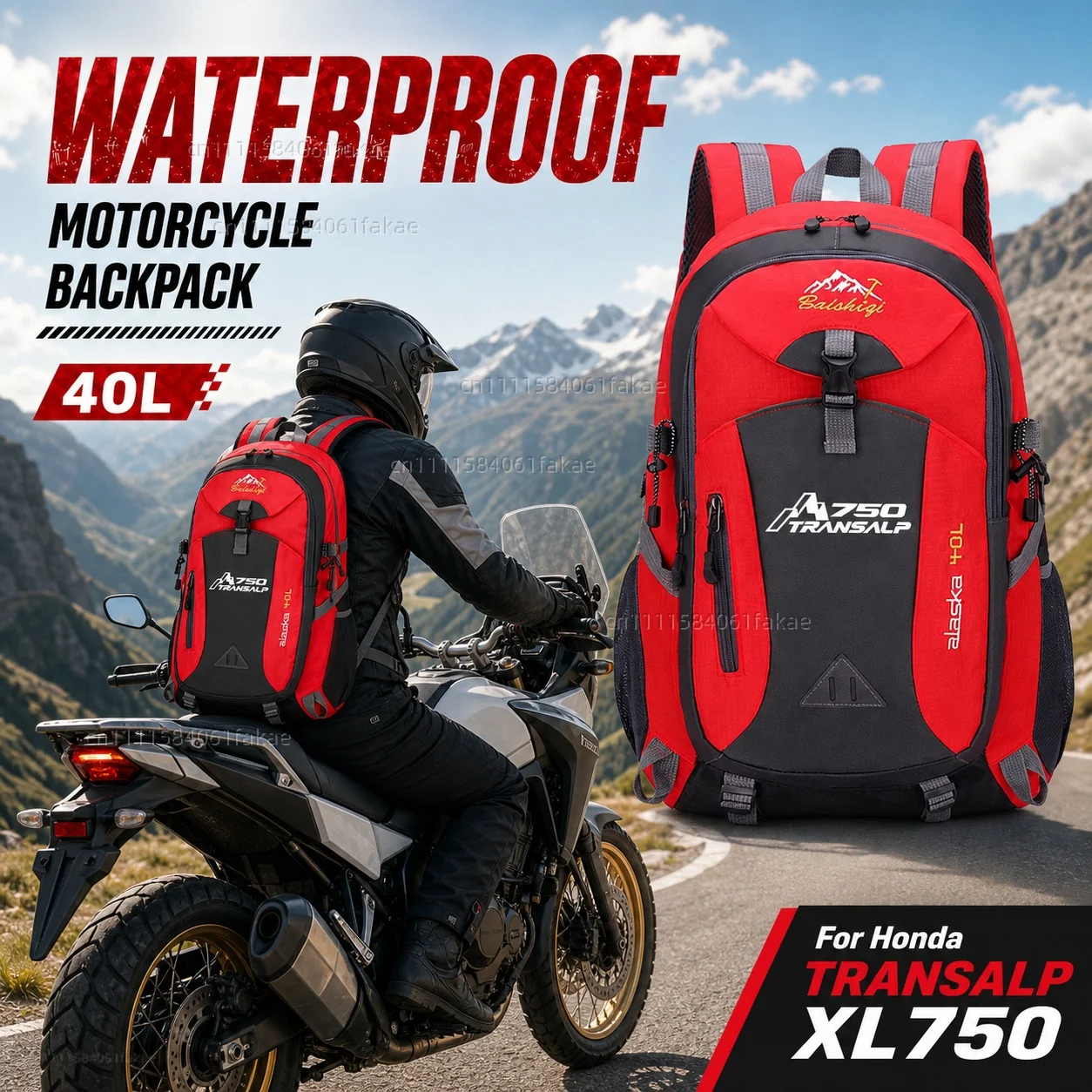 For Honda TRANSALP XL750 TRANSALP 750 TRANSALP750 Motorcycle Backpack 40L Waterproof Travel Backpack Outdoor Hiking Camping
For Honda TRANSALP XL750 TRANSALP 750 TRANSALP750 Motorcycle Backpack 40L Waterproof Travel Backpack Outdoor Hiking Camping