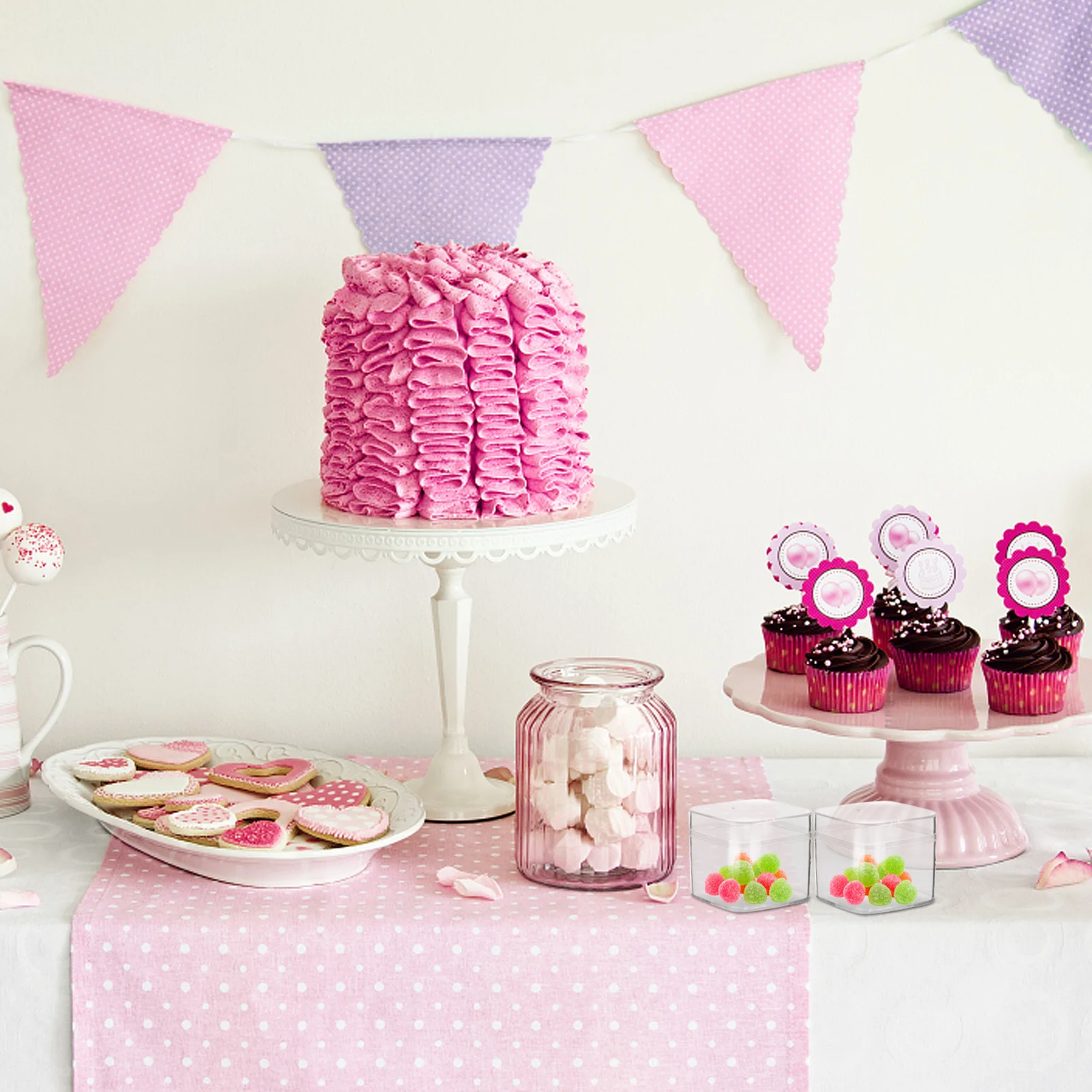 6 Pcs Boxes Gum Container Clear Favor Packaging Mini Plastic Cubes Cake Carrier Display Cake Display
6 Pcs Boxes Gum Container Clear Favor Packaging Mini Plastic Cubes Cake Carrier Display Cake Display