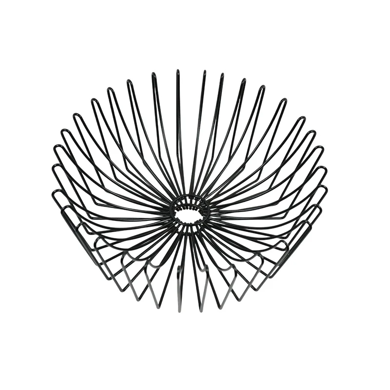 Modern Design Round Barbed Wire Handmade Flower Shape Black Antique Finish Multifunctional Kitchen Storage Basket
Modern Design Round Barbed Wire Handmade Flower Shape Black Antique Finish Multifunctional Kitchen Storage Basket