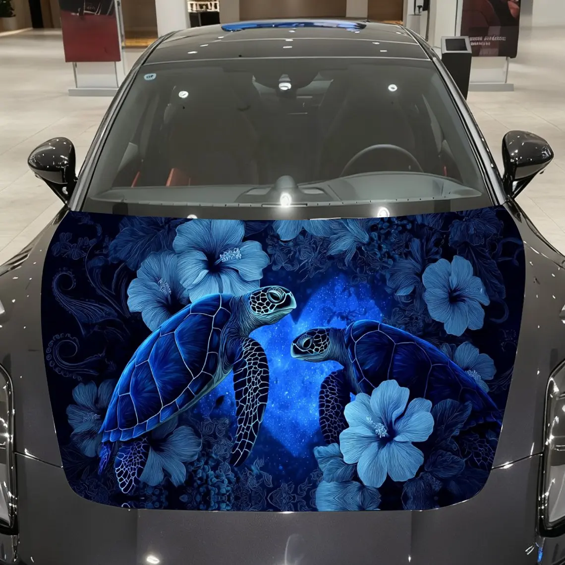Starry Blue Flower Twin Turtles Car Vinyl Wrap, PVC Material Waterproof Car Hood Sticker, Self-Adhesive Scratch-Resistant Sticke
Starry Blue Flower Twin Turtles Car Vinyl Wrap, PVC Material Waterproof Car Hood Sticker, Self-Adhesive Scratch-Resistant Sticke