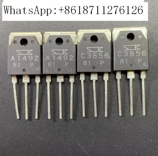 20 Pairs Original Japan SANKEN Audio Power Amplifier Transistor 2SA1492 2SC3856 A1492 C3856
20 Pairs Original Japan SANKEN Audio Power Amplifier Transistor 2SA1492 2SC3856 A1492 C3856