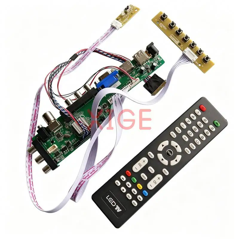 Controller Board Fit LP156WF2 LP156WF4 LP156WF1 LP156WFC 1920x1080 1920*1080 DVB/USB/AV/VGA/HDMI Laptop Panel LVDS-40Pin DIY Kit
Controller Board Fit LP156WF2 LP156WF4 LP156WF1 LP156WFC 1920x1080 1920*1080 DVB/USB/AV/VGA/HDMI Laptop Panel LVDS-40Pin DIY Kit