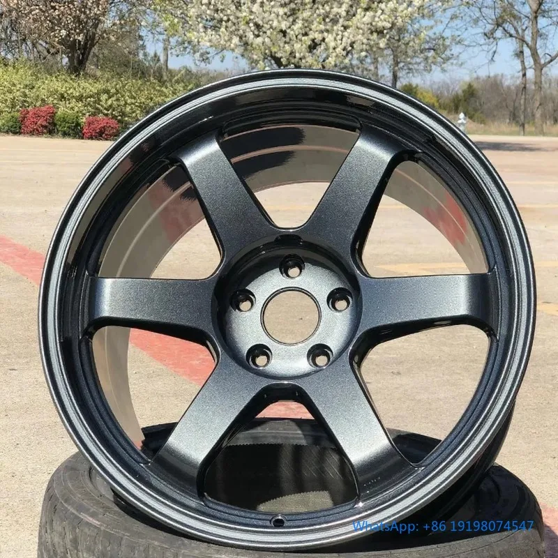 Six Spoke Custom Forged 6061 Aluminum Alloy Passenger Car Wheel Hub Black Chrome TE37 Style Design
Six Spoke Custom Forged 6061 Aluminum Alloy Passenger Car Wheel Hub Black Chrome TE37 Style Design