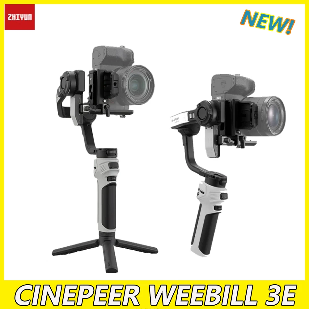 Стабилизатор камеры ZHIYUN cineодноранговый WEEBILL 3E, ручной 3-осевой карданный подвес Для беззеркальных камер DSLR
Стабилизатор камеры ZHIYUN cineодноранговый WEEBILL 3E, ручной 3-осевой карданный подвес Для беззеркальных камер DSLR