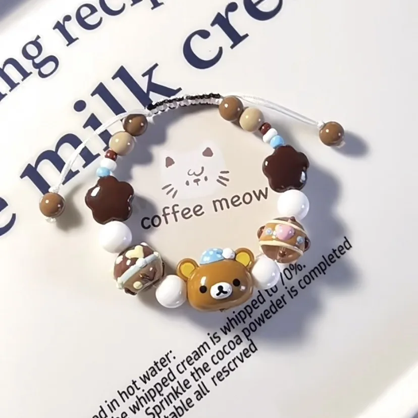 Новые милые браслеты Rilakkuma, мультяшный браслет с допамином для девочек, кавайные универсальные украшения, портативные украшения, подарки на день рождения для детей
Новые милые браслеты Rilakkuma, мультяшный браслет с допамином для девочек, кавайные универсальные украшения, портативные украшения, подарки на день рождения для детей