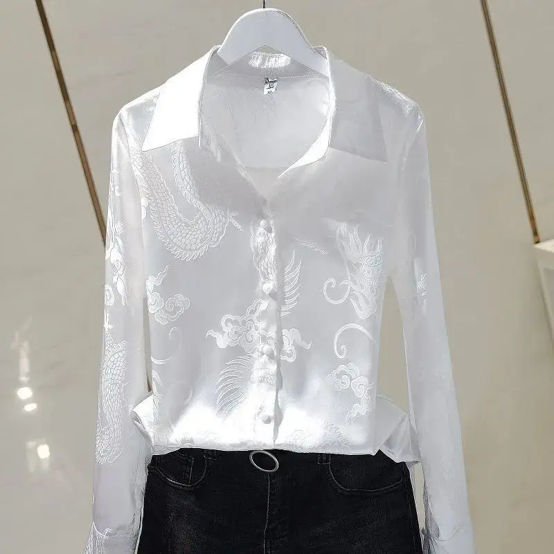 2024 Spring and Autumn High End Chiffon Shirt Women's French High End Satin Fashion Popular Small Shirt Hanging Long Sleeved Top
2024 Spring and Autumn High End Chiffon Shirt Women's French High End Satin Fashion Popular Small Shirt Hanging Long Sleeved Top