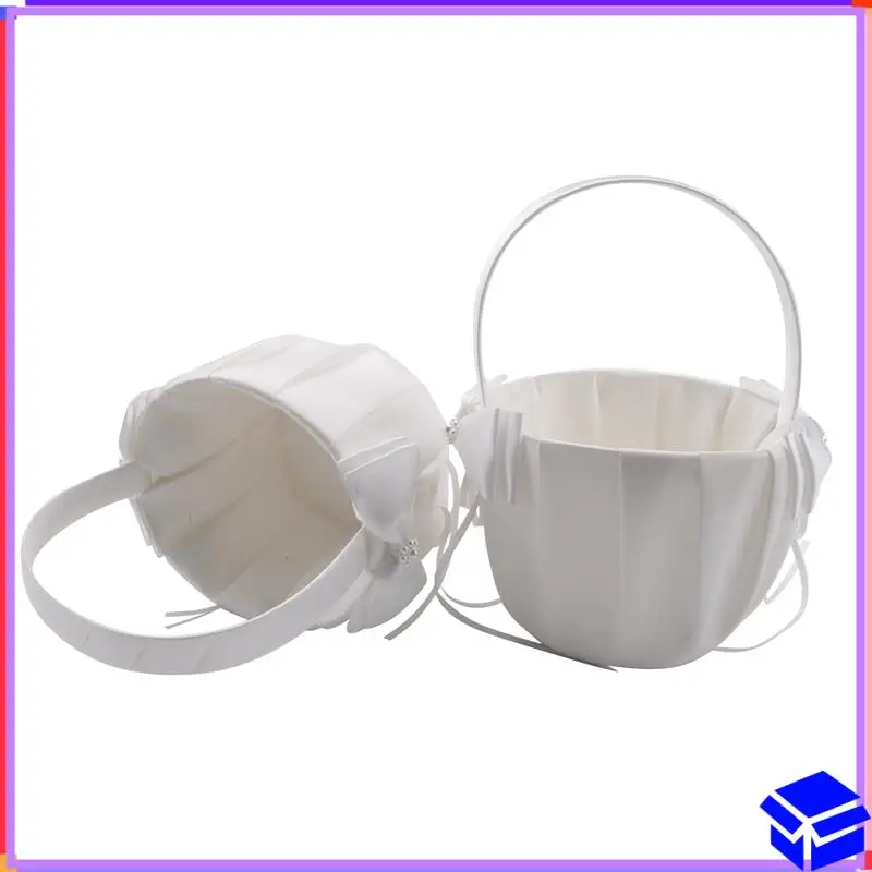 Reliable 2PCS Flower Girl Baskets For Wedding Cute Bowknot Design Girl Basket,Romantic Bowknot Party Rose Flower Girl Basket
Reliable 2PCS Flower Girl Baskets For Wedding Cute Bowknot Design Girl Basket,Romantic Bowknot Party Rose Flower Girl Basket