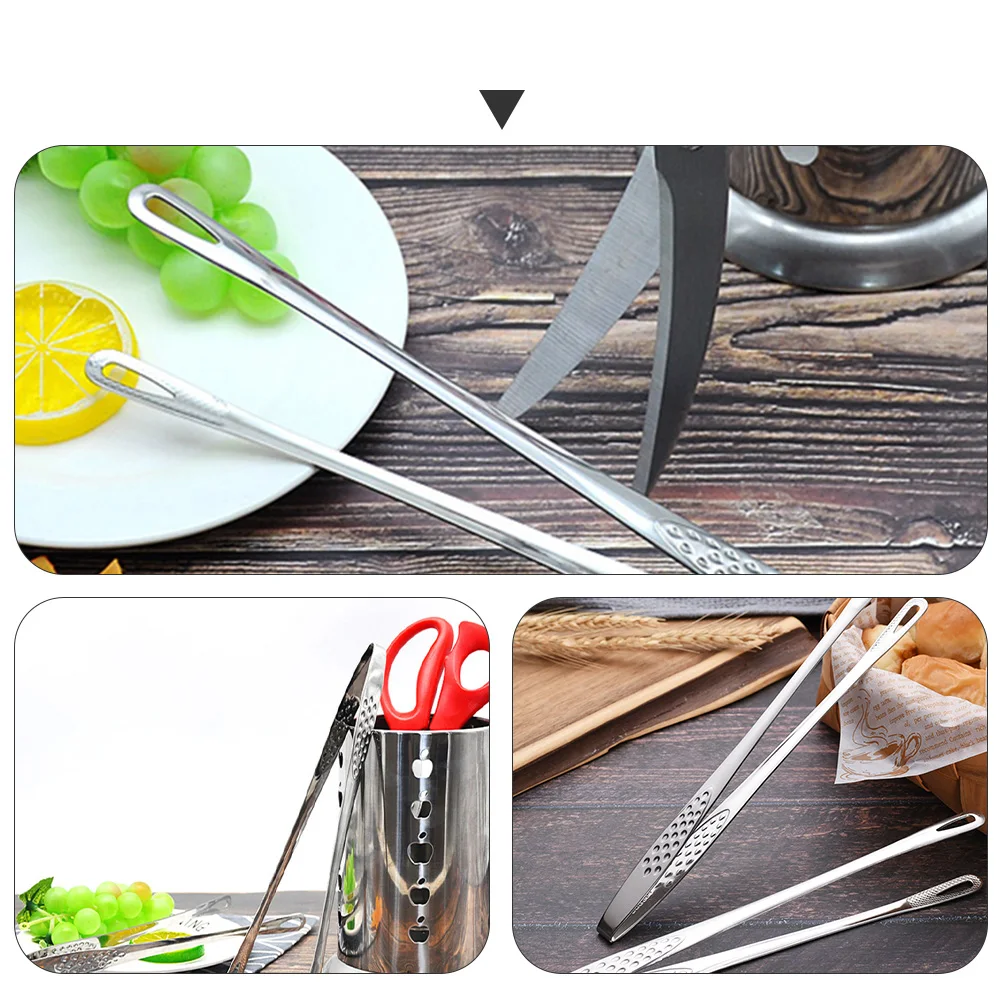 Stainless Steel Food Tong Barbecue Tongs Kitchen Tool Cooking Clip Food Clamp Hollow Design Oil Filter Smooth Material Ideal For
Stainless Steel Food Tong Barbecue Tongs Kitchen Tool Cooking Clip Food Clamp Hollow Design Oil Filter Smooth Material Ideal For