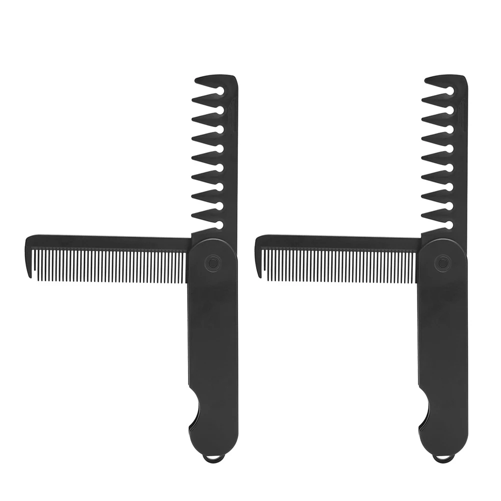 2 Pcs Black Fine Travel Wide Tooth Comb Comb Portable Foldable Hair Styling Travel Wide Tooth Combs For Men Women
2 Pcs Black Fine Travel Wide Tooth Comb Comb Portable Foldable Hair Styling Travel Wide Tooth Combs For Men Women