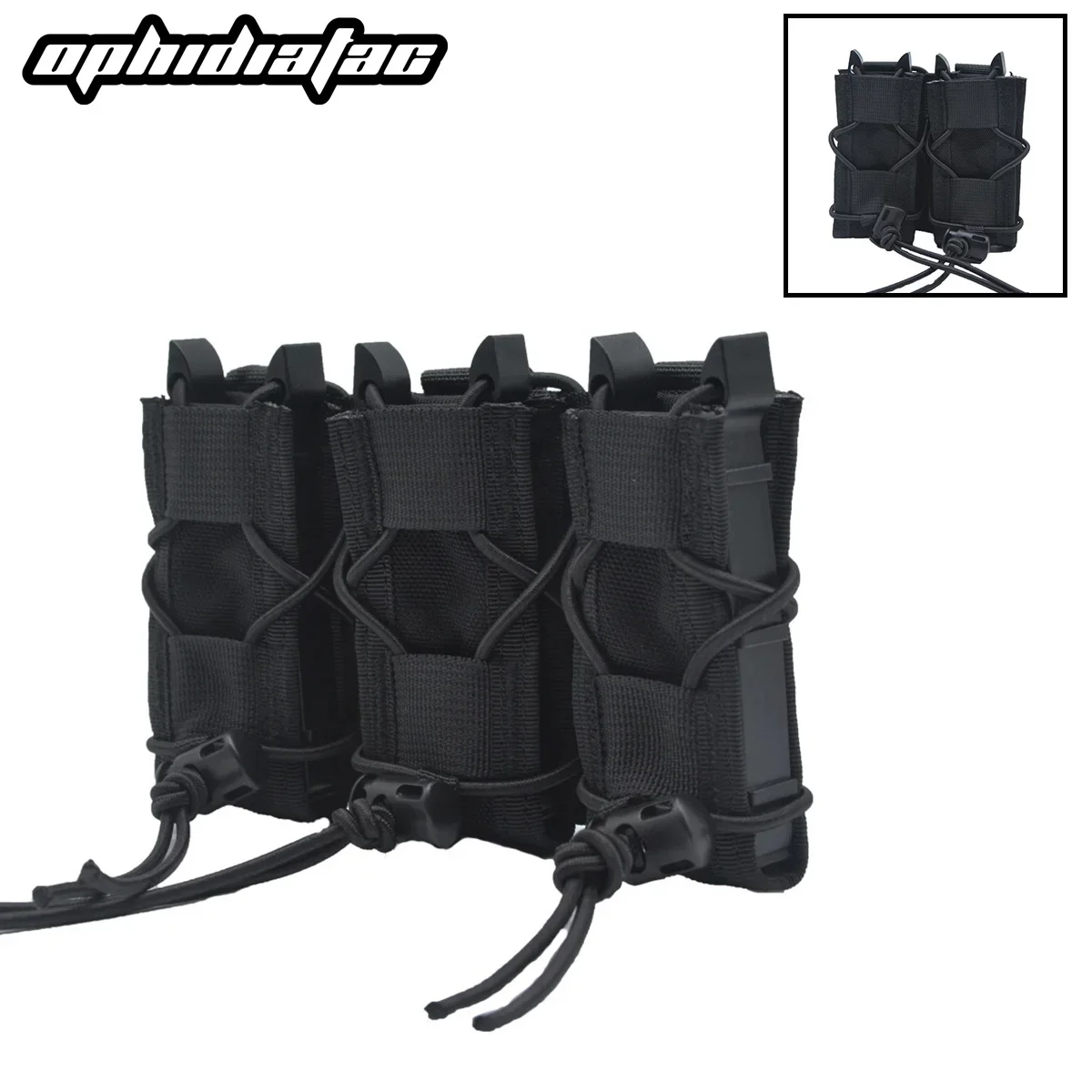 Molle Pistol Mag Pouch Double/Triple Stack Magazine for 9mm/.40 Calibers 45acp Glock S&W M&P, Sig 226/229, and Springfield 1911
Molle Pistol Mag Pouch Double/Triple Stack Magazine for 9mm/.40 Calibers 45acp Glock S&W M&P, Sig 226/229, and Springfield 1911