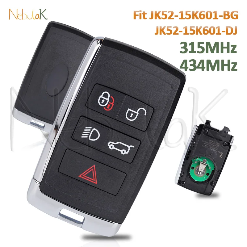 Дистанционный ключ 315/434 МГц подходит для Land Rover Range Rover Evoque Sport 2018 2019 2020 JK52-15K601-DJ JK52-15K601-BG Автомобильный смарт-брелок
Дистанционный ключ 315/434 МГц подходит для Land Rover Range Rover Evoque Sport 2018 2019 2020 JK52-15K601-DJ JK52-15K601-BG Автомобильный смарт-брелок