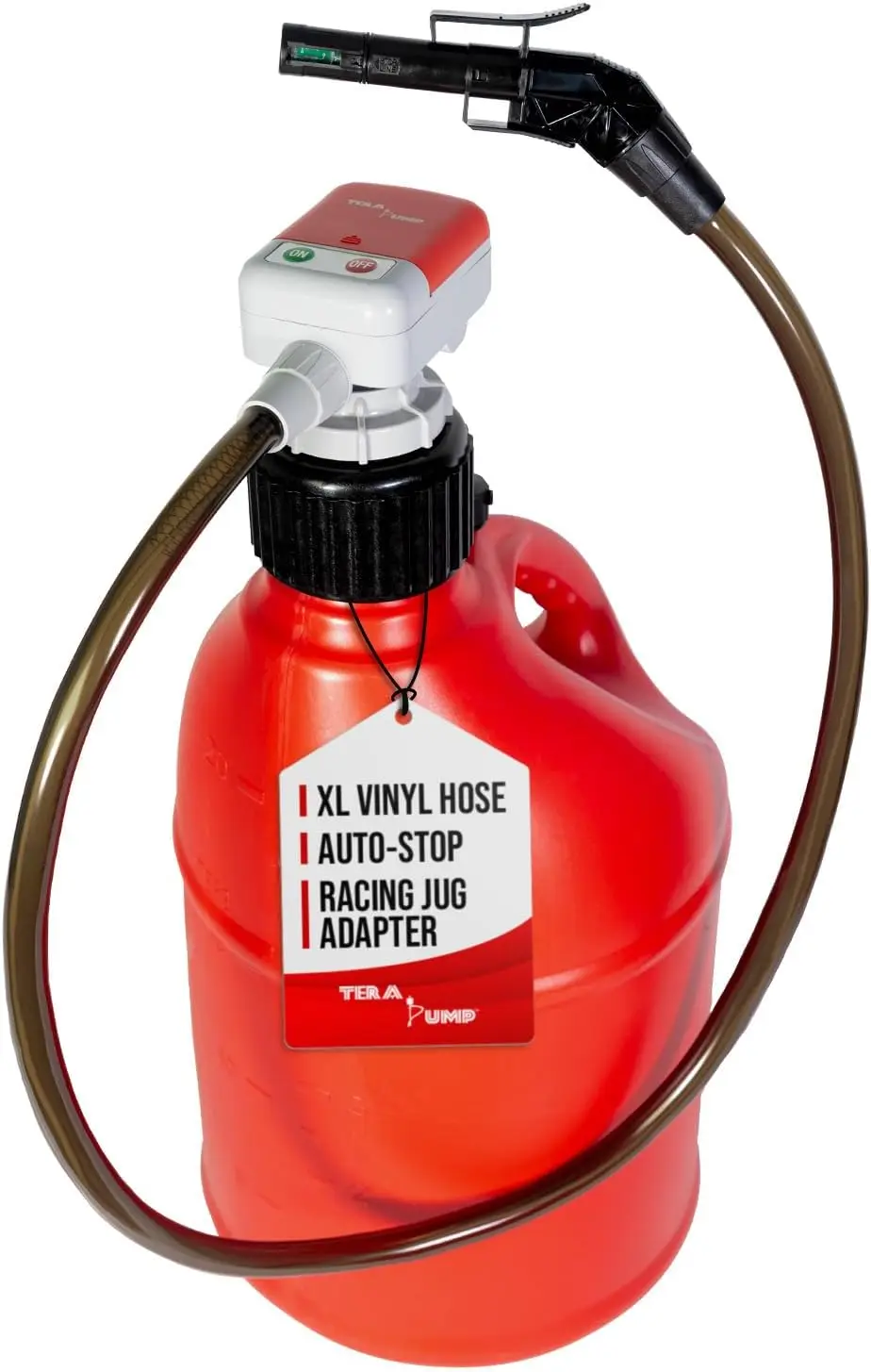 2nd Gen Battery Fuel Transfer Pump with Overfill Protection, Universal Adapters, 4.27ft Hose for Gas Diesel E15 E85 Fuels
2nd Gen Battery Fuel Transfer Pump with Overfill Protection, Universal Adapters, 4.27ft Hose for Gas Diesel E15 E85 Fuels