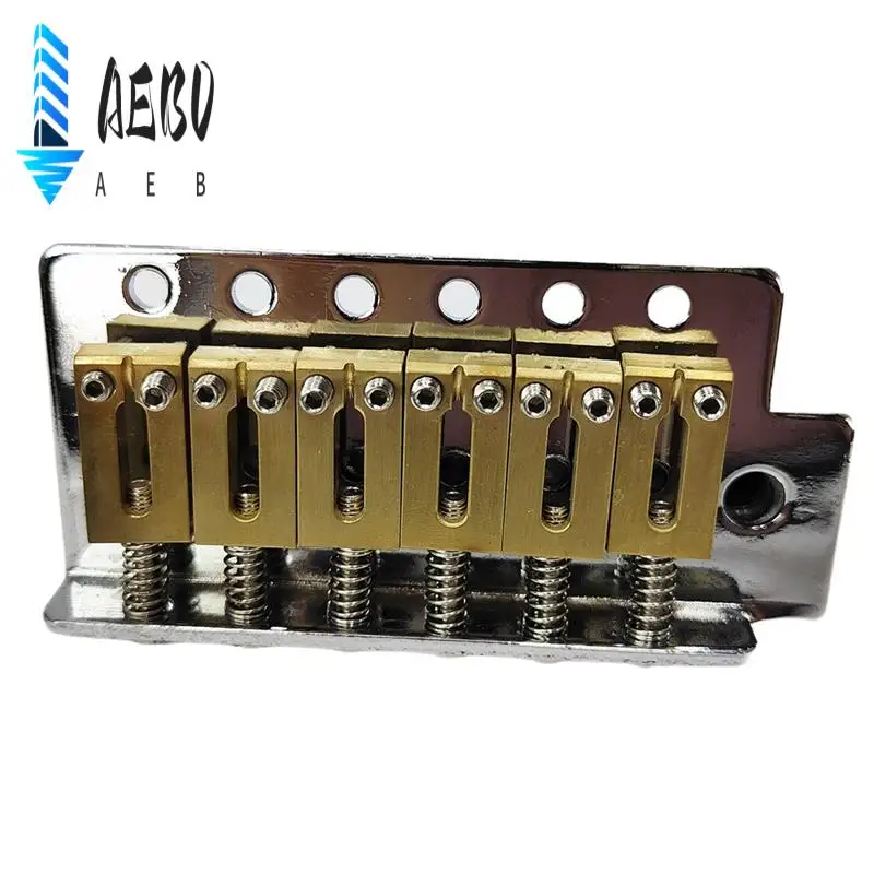 AEB0-6 Strings Guitar Bridge Saddle Tailpiece Electric Guitar Tremolo Bridge Standard Guitar Accessories
AEB0-6 Strings Guitar Bridge Saddle Tailpiece Electric Guitar Tremolo Bridge Standard Guitar Accessories
