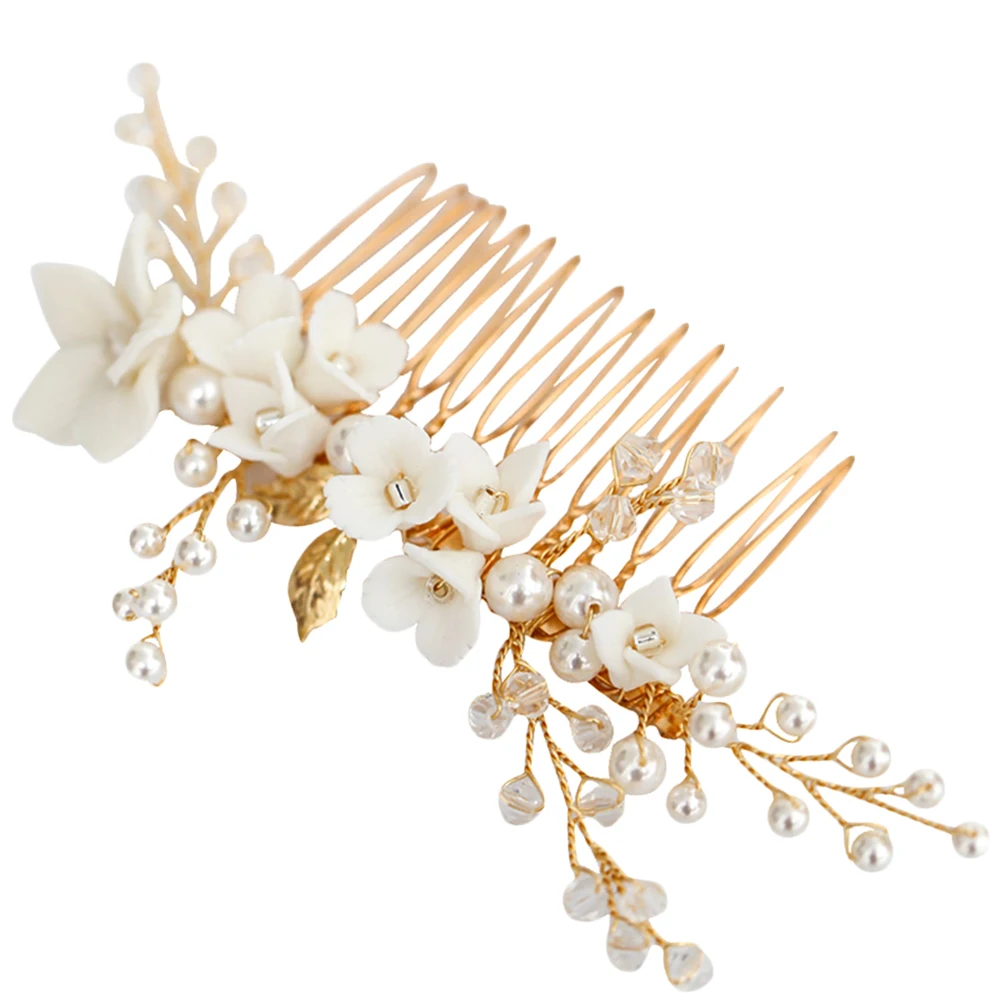 Elegant Bride Hair Comb Alloy Wedding Headdress Fashion Headwear Accessories Gorgeous Design Unique Craft Small Light 
Elegant Bride Hair Comb Alloy Wedding Headdress Fashion Headwear Accessories Gorgeous Design Unique Craft Small Light