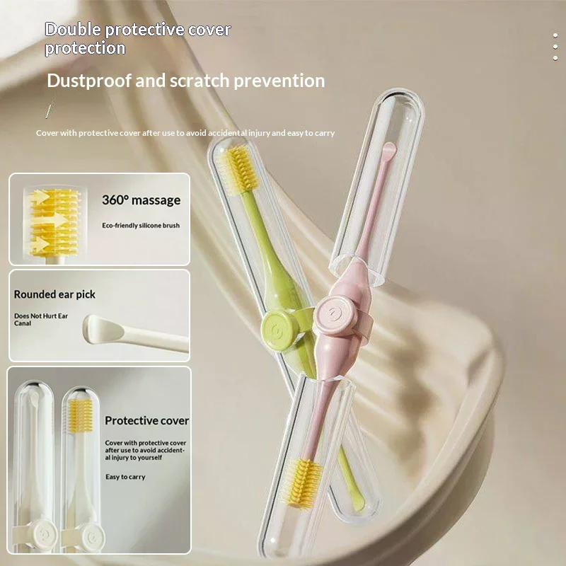 1pcs Double-Ended Nose Silicone Brush Manual Nose Hair Trimmer Portable Hair Scraper Shaving Nose Hair Neus Trimmer Men Ear Pick
1pcs Double-Ended Nose Silicone Brush Manual Nose Hair Trimmer Portable Hair Scraper Shaving Nose Hair Neus Trimmer Men Ear Pick