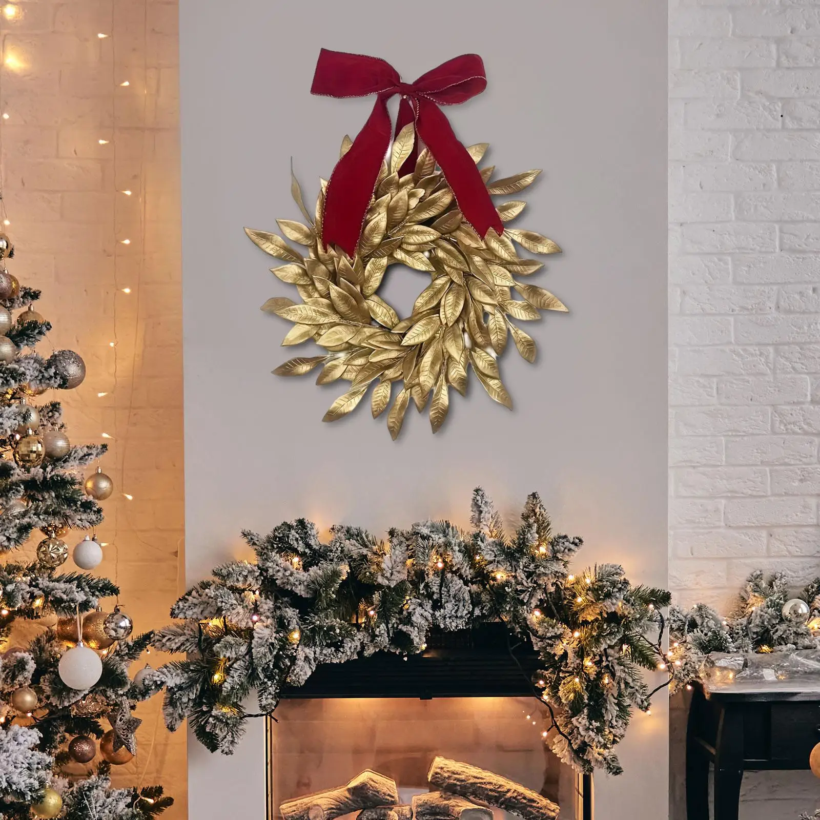Рождественский венок-гирлянда для входной двери, круглый декоративный искусственный венок для дома и улицы, настенный орнамент для спальни
Рождественский венок-гирлянда для входной двери, круглый декоративный искусственный венок для дома и улицы, настенный орнамент для спальни