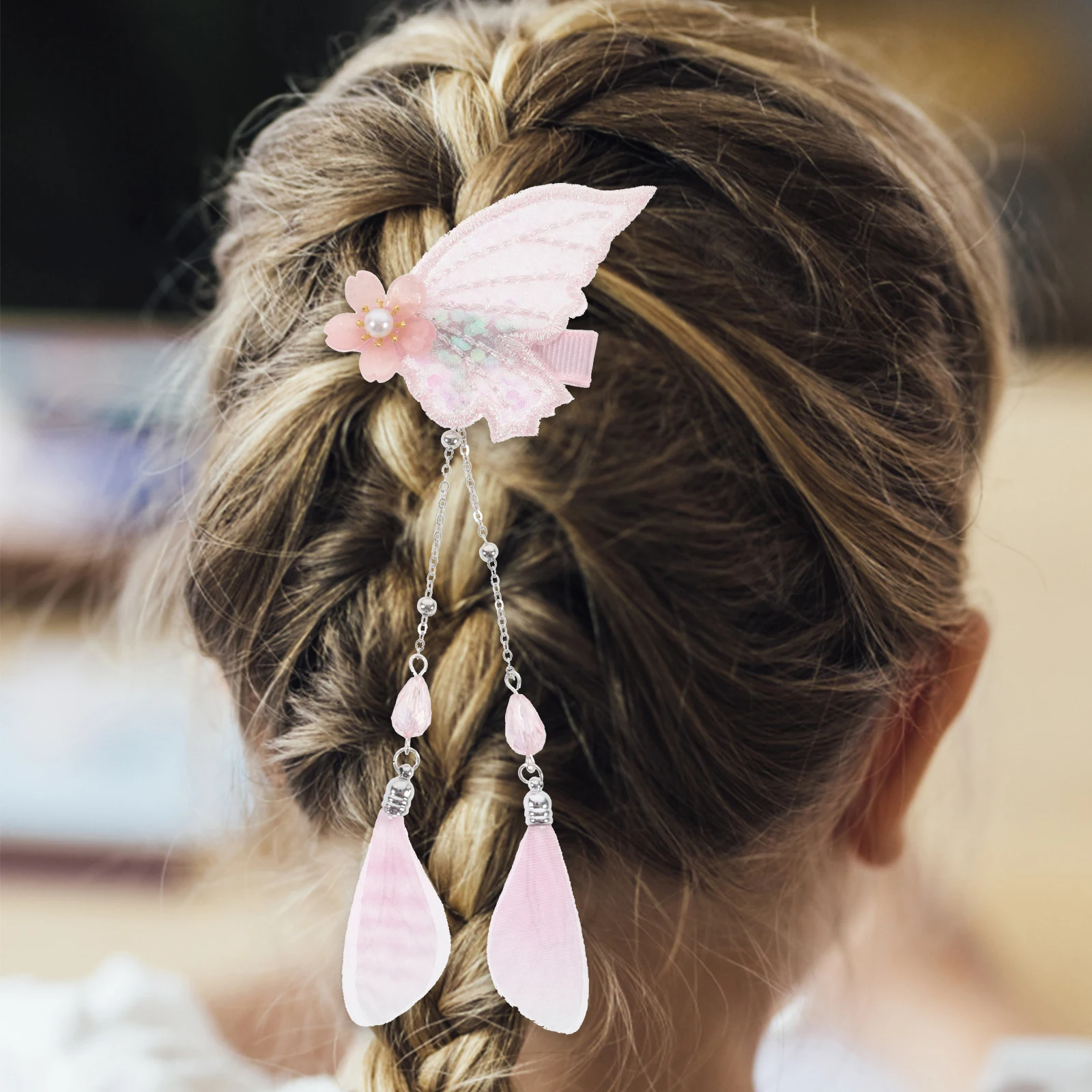 2pcs Butterfly Hairpin Pearl Flowers Tassel Women Accessories Bride Wedding Headdress Bright Color Christmas Gift
2pcs Butterfly Hairpin Pearl Flowers Tassel Women Accessories Bride Wedding Headdress Bright Color Christmas Gift