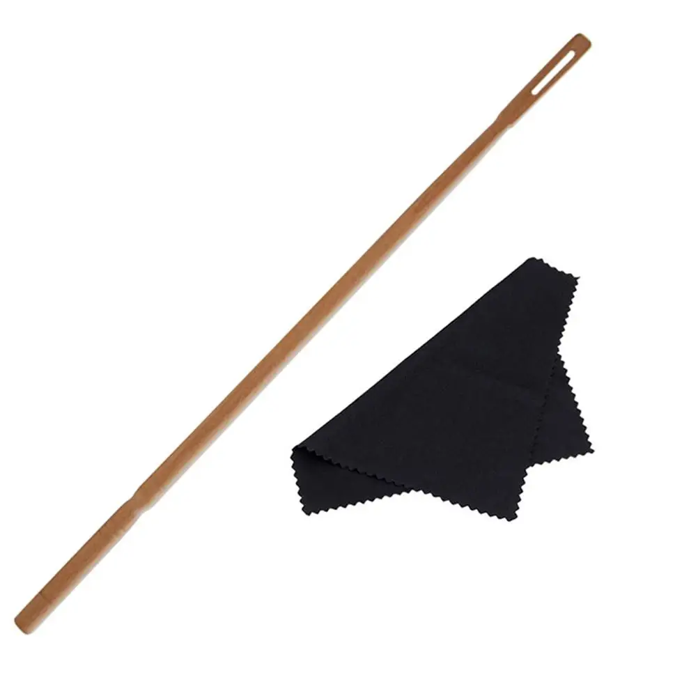 Flute Cleaning Rod 1 Set Maple Wood Rod 2 Cloths Excellent Durability Reusable No Scratch Music Instrument Accessories
Flute Cleaning Rod 1 Set Maple Wood Rod 2 Cloths Excellent Durability Reusable No Scratch Music Instrument Accessories