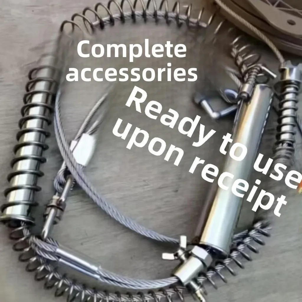 1PC Two Section Double Steel Wire Stronger Spring With Nuts Wire Rope Replacement Parts
1PC Two Section Double Steel Wire Stronger Spring With Nuts Wire Rope Replacement Parts