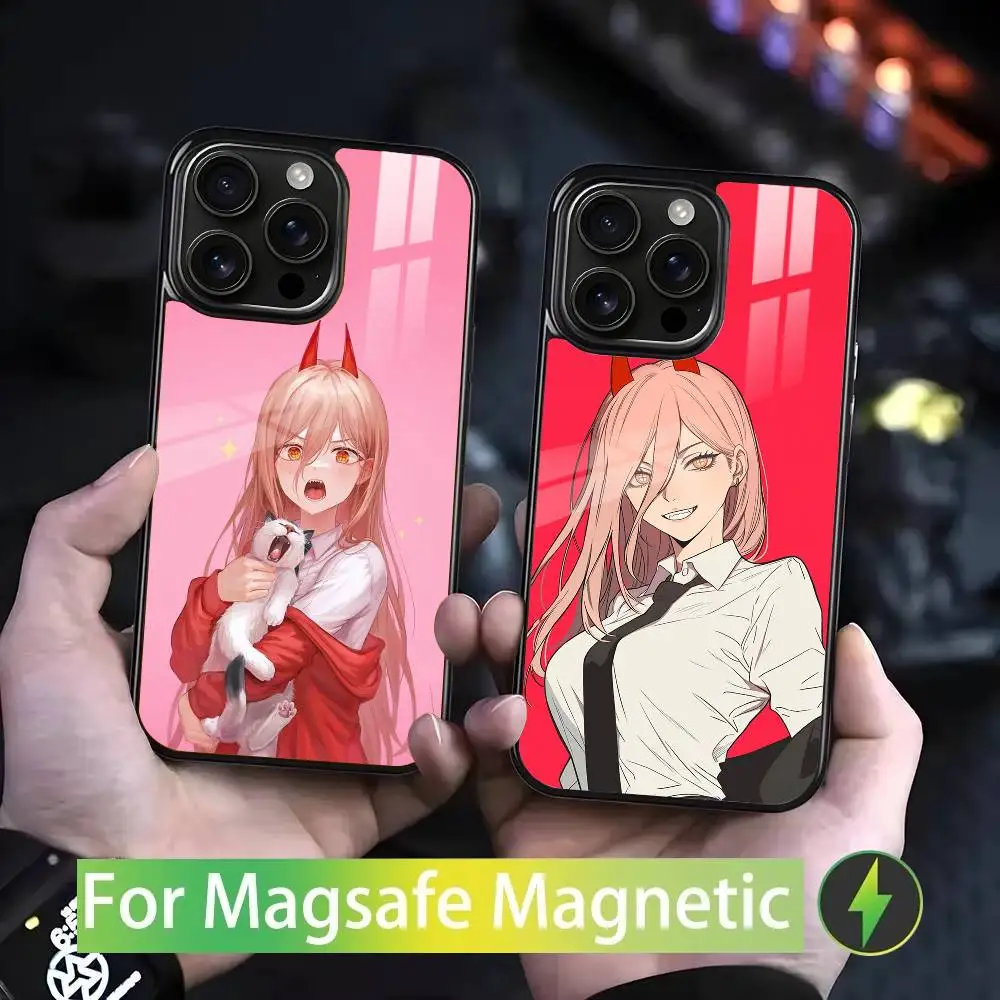C-Chainsaw Man Power Phone Case For IPhone 17 16 15 14 13 12 11 Pro Max Plus Mini Magsafe Mirror Wireless Magnetic Cover
C-Chainsaw Man Power Phone Case For IPhone 17 16 15 14 13 12 11 Pro Max Plus Mini Magsafe Mirror Wireless Magnetic Cover