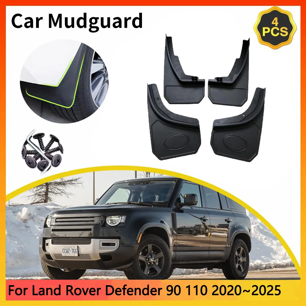 Для Land Rover Defender 90 110 2020 ~ 2025 2021 2022 2023 3 5 дверей автомобильные брызговики брызговики брызговики брызговики Fender
Для Land Rover Defender 90 110 2020 ~ 2025 2021 2022 2023 3 5 дверей автомобильные брызговики брызговики брызговики брызговики Fender