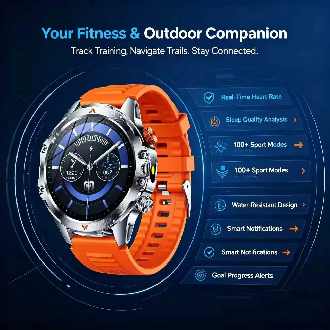 Battery Smart Watches with LED Flashlight
Battery Smart Watches with LED Flashlight