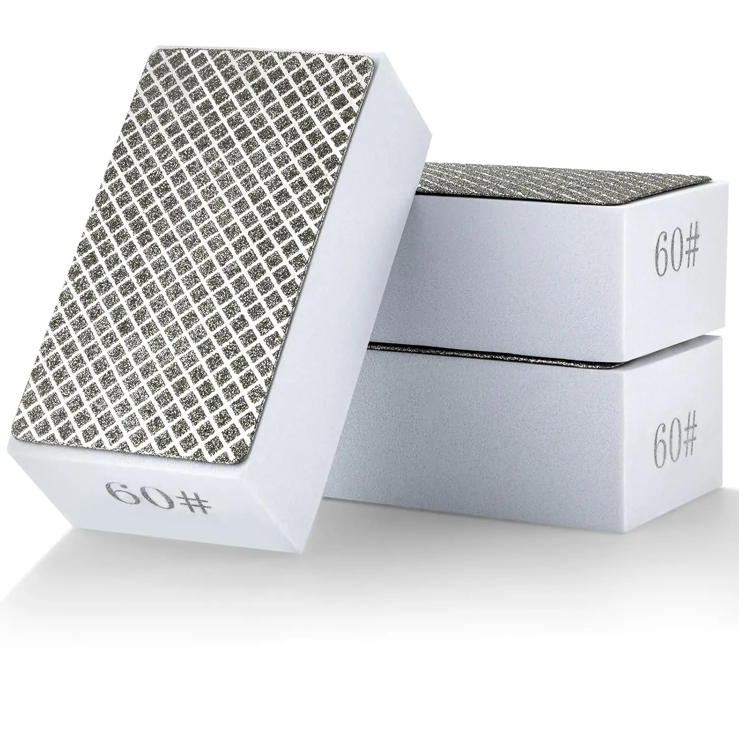3Pcs Diamond Hand Polishing Pads, 60 Grit Diamond Sanding Pad Reusable Sanding Block for Concrete Ceramic Glass Stone Marble
3Pcs Diamond Hand Polishing Pads, 60 Grit Diamond Sanding Pad Reusable Sanding Block for Concrete Ceramic Glass Stone Marble