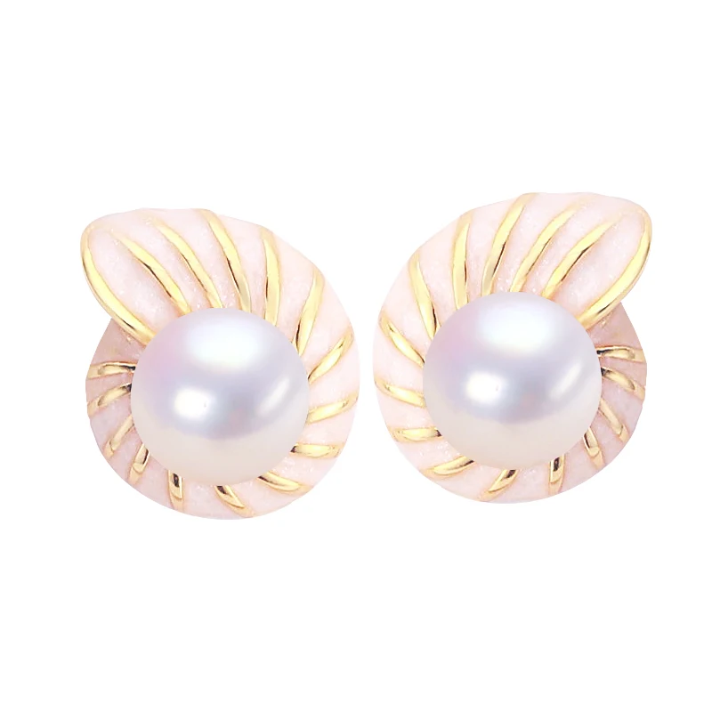 ZHBORUINI 2024 100% Natural Freshwater Pearl Earrings Cute Little Conch 14K Gold-Plated Pearl Jewelry S925 Silver Ear Needles
ZHBORUINI 2024 100% Natural Freshwater Pearl Earrings Cute Little Conch 14K Gold-Plated Pearl Jewelry S925 Silver Ear Needles