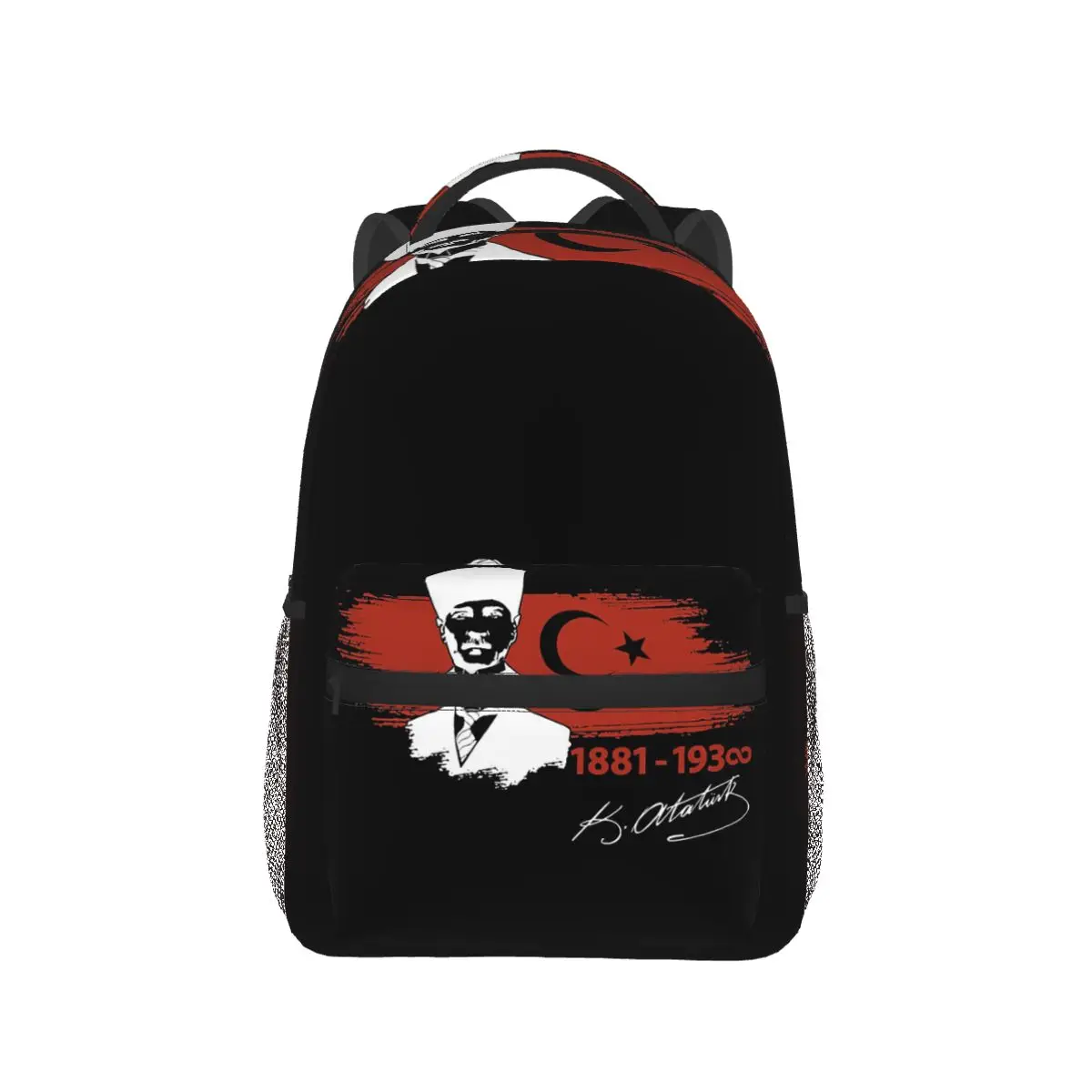 Турция Мустафа Кемаль Ататюрок Рюкзак с турецким флагом Лидер продаж Рюкзак большой емкости Сумка для книг Школьная сумка Сумка на плечо для мужчин и женщин
Турция Мустафа Кемаль Ататюрок Рюкзак с турецким флагом Лидер продаж Рюкзак большой емкости Сумка для книг Школьная сумка Сумка на плечо для мужчин и женщин