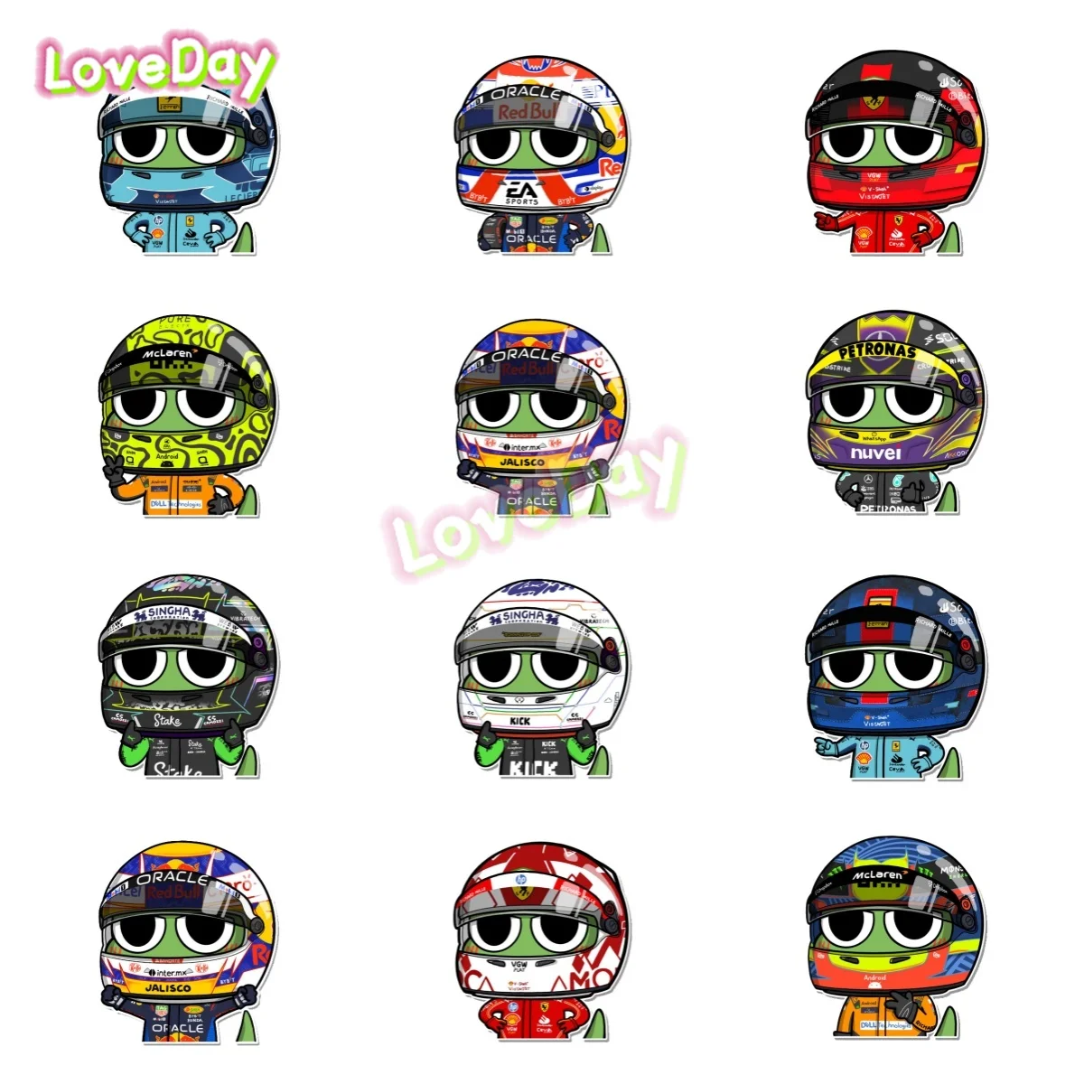 Anime Characters Cartoon Racing Drivers Sticker Racing Helmet Decoration Sticker Decals Vinyl Motorcycle Car Sticker
Anime Characters Cartoon Racing Drivers Sticker Racing Helmet Decoration Sticker Decals Vinyl Motorcycle Car Sticker