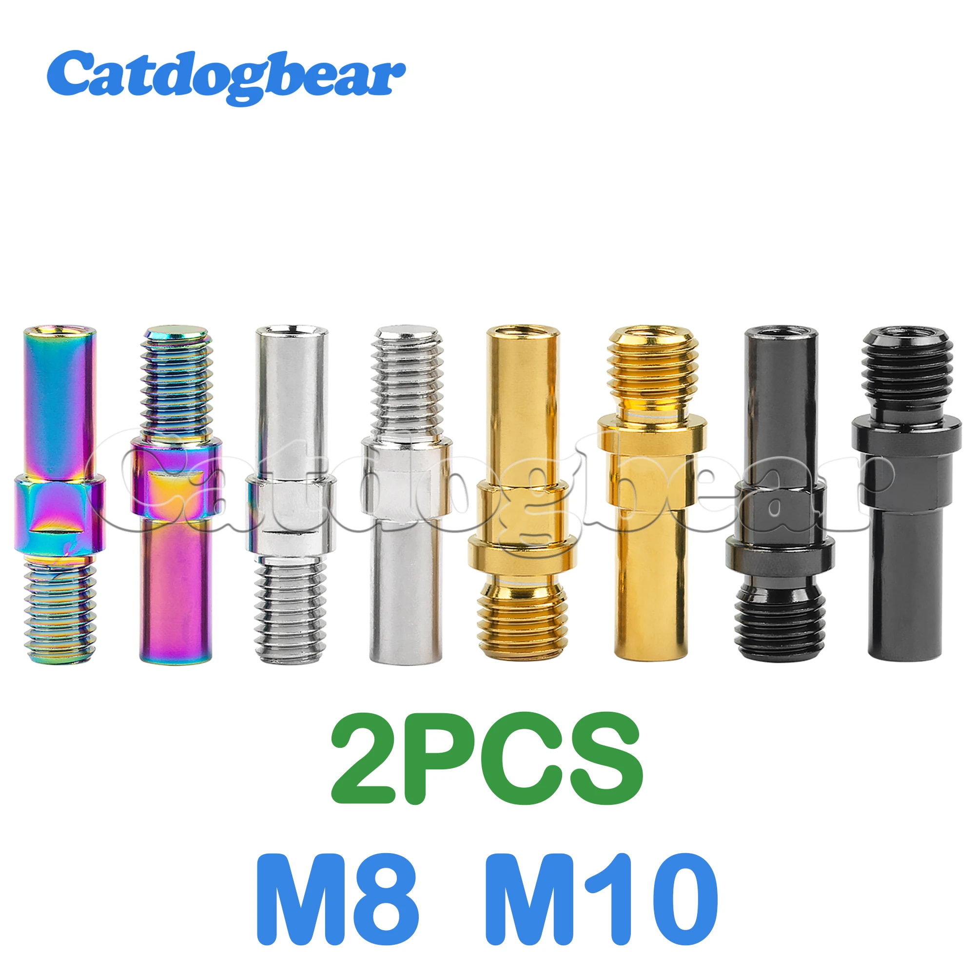 Catdogbear 2PCS Titanium Bolt M10 M8 1.25mm Pitch for Bicycle V-Brake Base Post Bike Brake Screws
Catdogbear 2PCS Titanium Bolt M10 M8 1.25mm Pitch for Bicycle V-Brake Base Post Bike Brake Screws