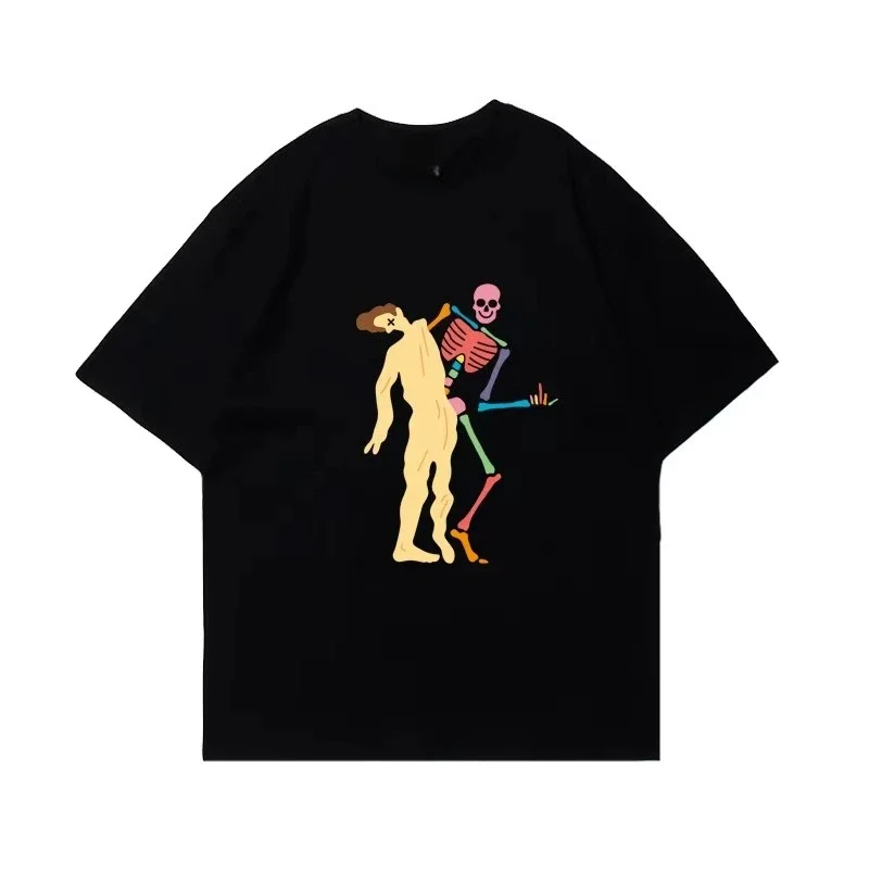 НОВАЯ универсальная забавная дышащая футболка со скелетом 2025, удобная однотонная футболка из 100% хлопка, топ с короткими рукавами
НОВАЯ универсальная забавная дышащая футболка со скелетом 2025, удобная однотонная футболка из 100% хлопка, топ с короткими рукавами