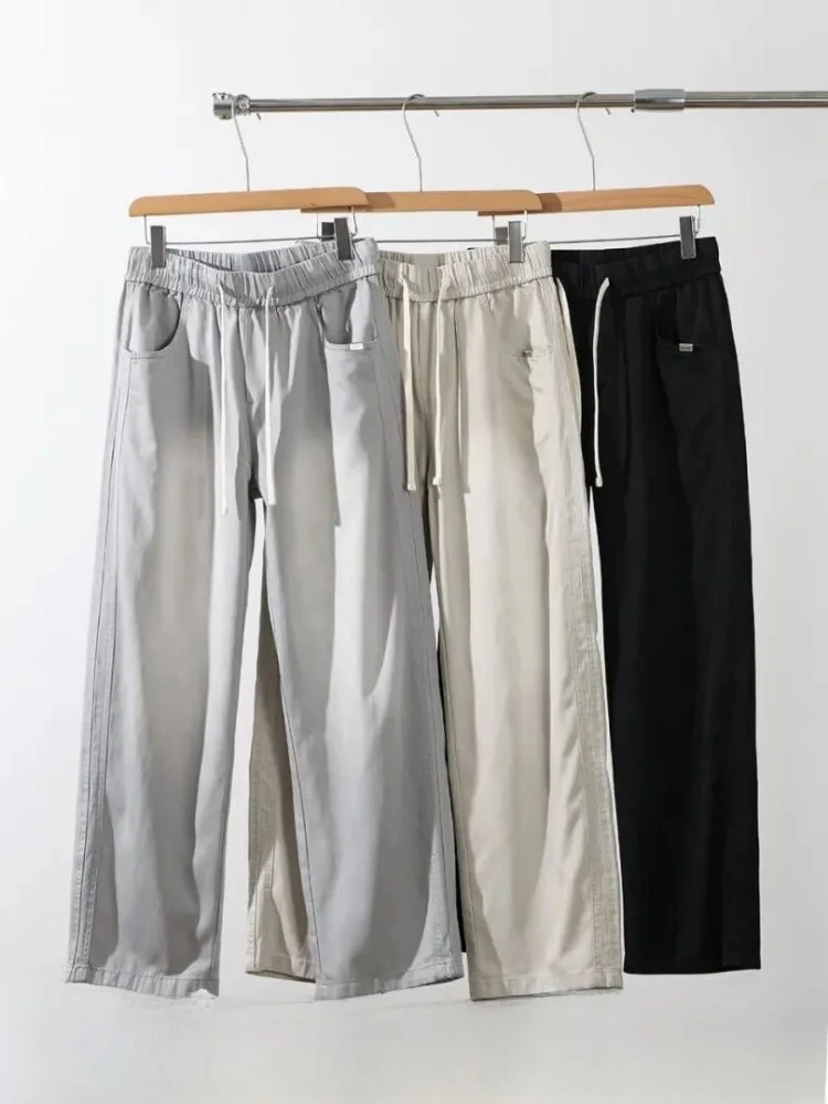 Italian Luxury Casual Pants Men's Spring Summer Thin Cool Feeling Knife Loose Fit Straight Leg Lyocell Fiber
Italian Luxury Casual Pants Men's Spring Summer Thin Cool Feeling Knife Loose Fit Straight Leg Lyocell Fiber
