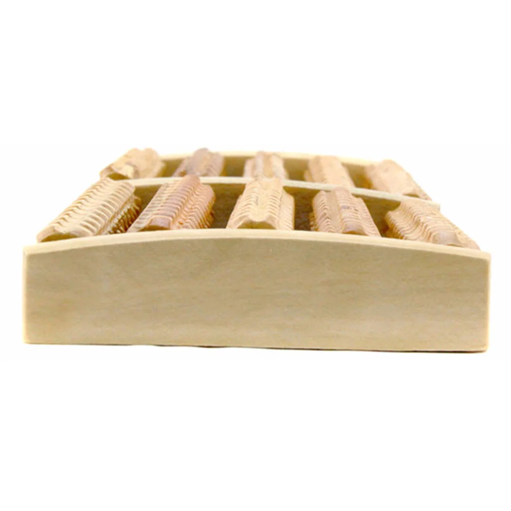 Wooden Foot Roller Massager 5 Rows for Blood Circulation Stress Relief Sore Aching Feet Portable All Sizes Comfortable
Wooden Foot Roller Massager 5 Rows for Blood Circulation Stress Relief Sore Aching Feet Portable All Sizes Comfortable