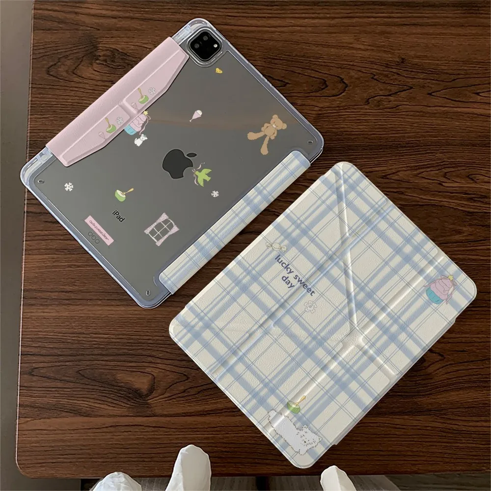 Kawaii Bear Blue Grid New Tablet Case For iPad Pro 11 12.9in 13 M4 9.7 10.2 5/6th 7/8/9 10 11th MINI Air1 2 4 5 6 7 Trifold Case
Kawaii Bear Blue Grid New Tablet Case For iPad Pro 11 12.9in 13 M4 9.7 10.2 5/6th 7/8/9 10 11th MINI Air1 2 4 5 6 7 Trifold Case