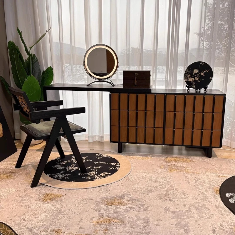 Легкие роскошные туалетные столики для макияжа, многофункциональные туалетные столики для макияжа в среднем стиле, выдвижная домашняя мебель, дуриан искусства Maquillage ZY40SZT
Легкие роскошные туалетные столики для макияжа, многофункциональные туалетные столики для макияжа в среднем стиле, выдвижная домашняя мебель, дуриан искусства Maquillage ZY40SZT