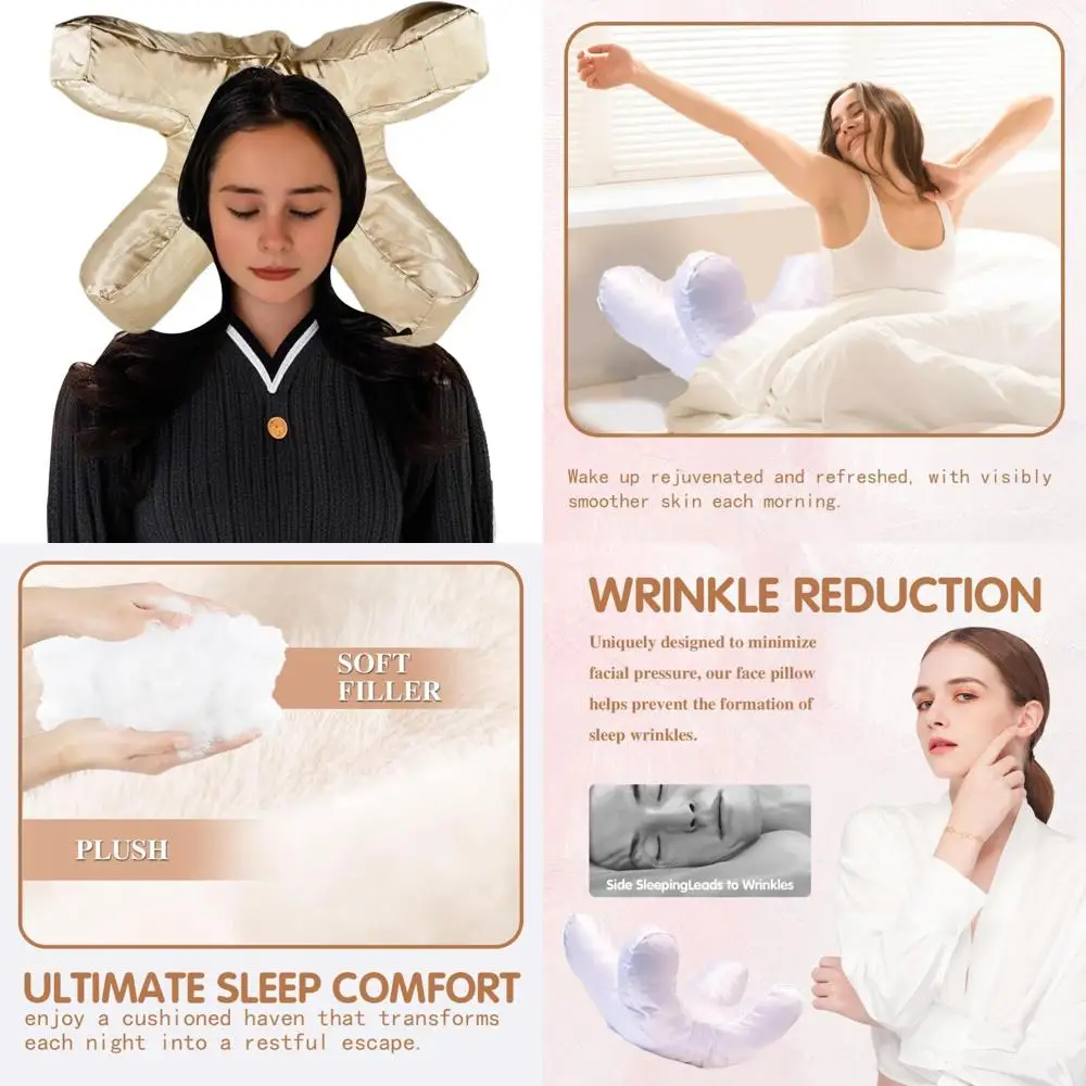 Viora Side Sleeper Face Pillow - Anti-Wrinkle Massage Support Pillow for Face Down Sleeping
Viora Side Sleeper Face Pillow - Anti-Wrinkle Massage Support Pillow for Face Down Sleeping