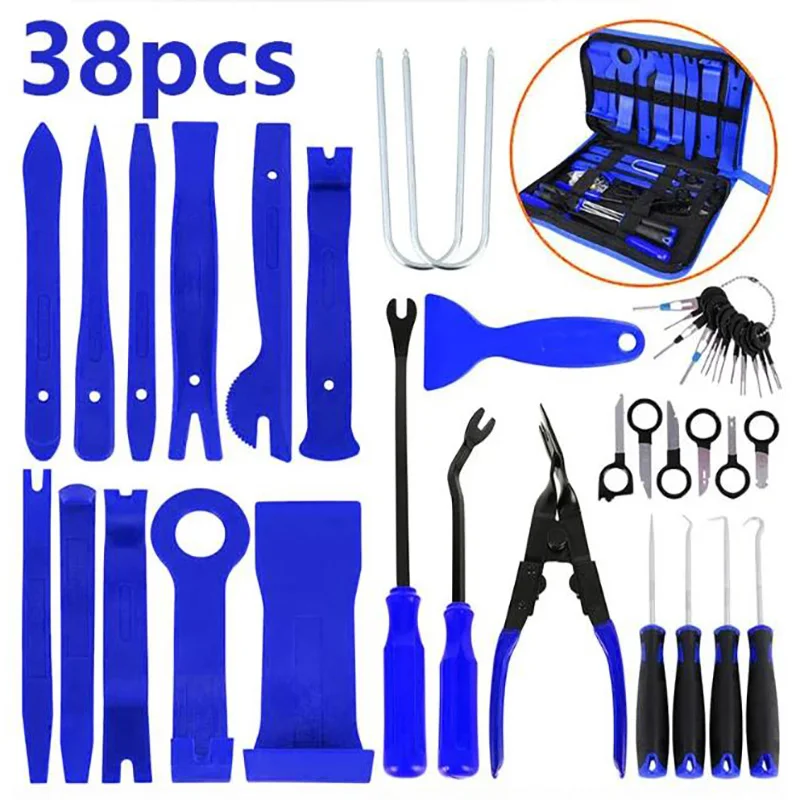 Car Interior Disassembly Kit Plastic Trim Removal Hand Tool Car Clips Puller Diy Panel Tools Auto Trim Puller Kit Hand Tools Set
Car Interior Disassembly Kit Plastic Trim Removal Hand Tool Car Clips Puller Diy Panel Tools Auto Trim Puller Kit Hand Tools Set