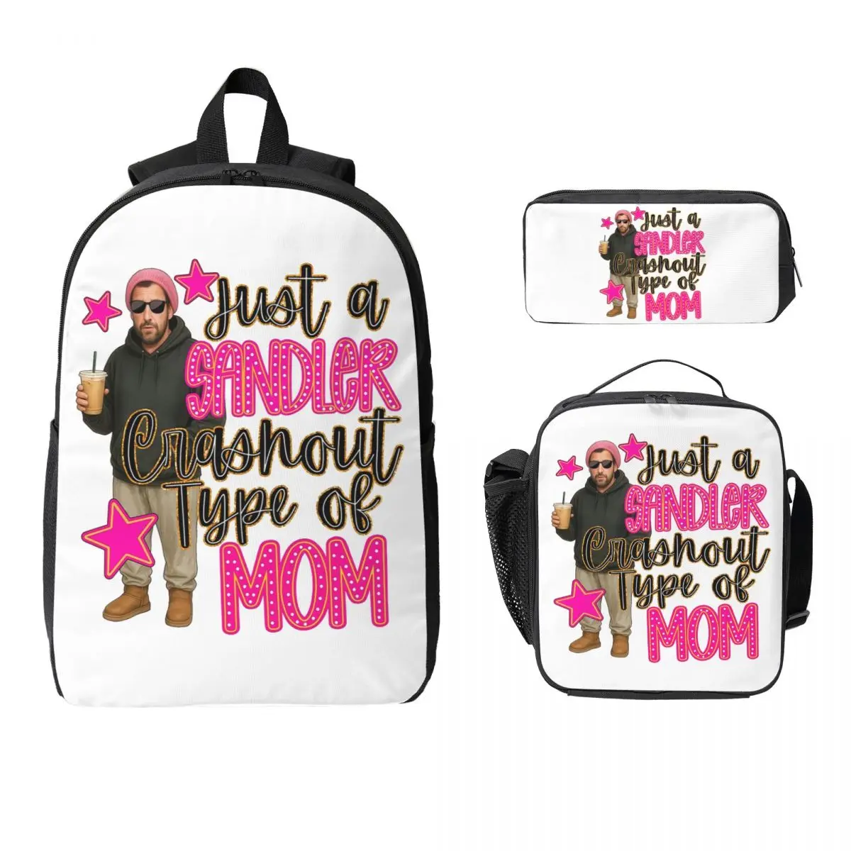 Adam Sandler Mom Meme Retro Backpack Student BookBag School Bag Computer Shoulder Bags 3ps Insulated Lunch Bag Pencil Case
Adam Sandler Mom Meme Retro Backpack Student BookBag School Bag Computer Shoulder Bags 3ps Insulated Lunch Bag Pencil Case