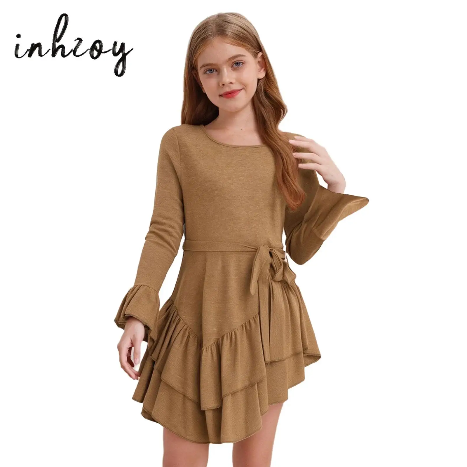 Girls Cowgirl Dress Party Role Play Costume Halloween Carnival Cosplay Round Neck Long Sleeve Ruffle Irregular Hem Midi Dress
Girls Cowgirl Dress Party Role Play Costume Halloween Carnival Cosplay Round Neck Long Sleeve Ruffle Irregular Hem Midi Dress