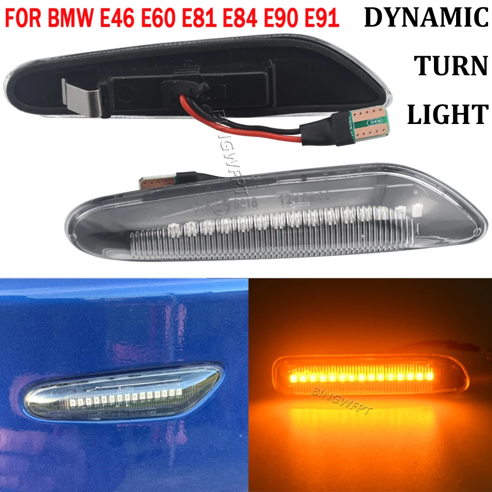 New Turn Signal Light For BMW 5 Series E60 Sedan E61 Wagon X3 E83 2004-2010 LED Side Marker Mirror Indicator Lamp
New Turn Signal Light For BMW 5 Series E60 Sedan E61 Wagon X3 E83 2004-2010 LED Side Marker Mirror Indicator Lamp