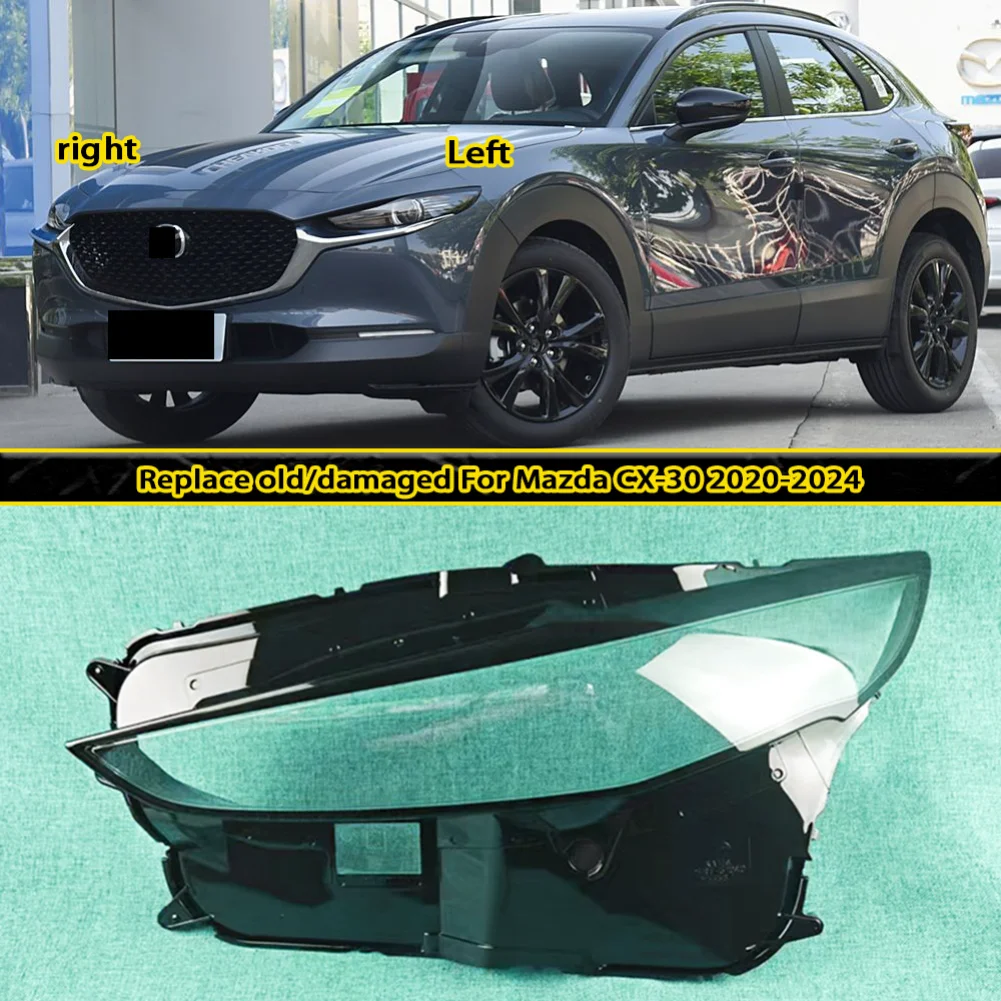 For Mazda CX-30 2020 2021 2022 2023 2024 Headlamp Shell Transparent Headlight Cover Lamp Shade Lampshade Lens Plexiglass
For Mazda CX-30 2020 2021 2022 2023 2024 Headlamp Shell Transparent Headlight Cover Lamp Shade Lampshade Lens Plexiglass