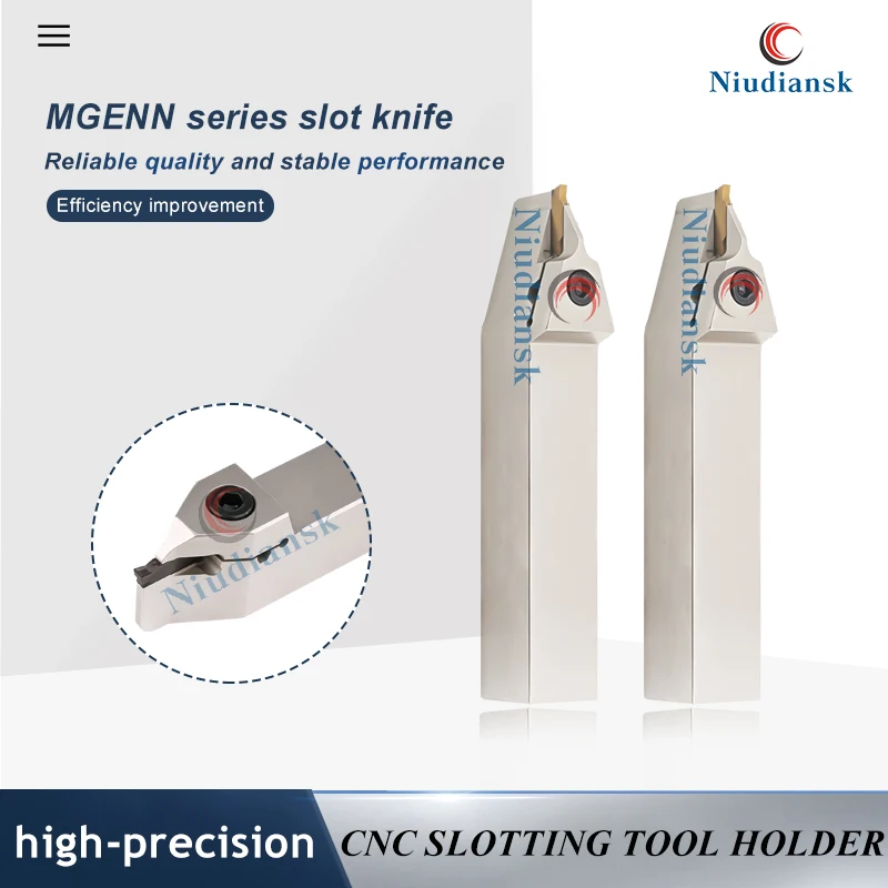 Mid Mounted Short Blade Groove Cutter Bar MGENN2020-2T6 MGENN2525-6T10 Spring Steel Anti-Seismic CNC Lathe Slotting Knife Holder
Mid Mounted Short Blade Groove Cutter Bar MGENN2020-2T6 MGENN2525-6T10 Spring Steel Anti-Seismic CNC Lathe Slotting Knife Holder