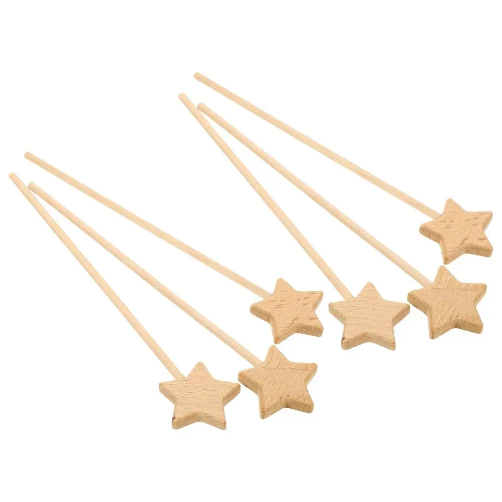 6 Pcs Wooden Fairy Wand DIY Crafts Unfinished Props Stick for Girls Party Costume Accessories
6 Pcs Wooden Fairy Wand DIY Crafts Unfinished Props Stick for Girls Party Costume Accessories