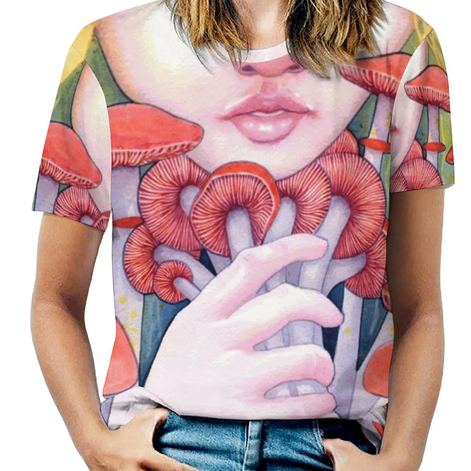 Keeper Of The Scarlet Garden Fashion Print Women Ladies Girls T-Shirt Harajuku Round Neck Short Sleeve Tops & Tees Mushroom
Keeper Of The Scarlet Garden Fashion Print Women Ladies Girls T-Shirt Harajuku Round Neck Short Sleeve Tops & Tees Mushroom